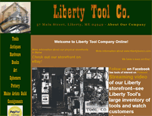 Tablet Screenshot of libertytoolco.com